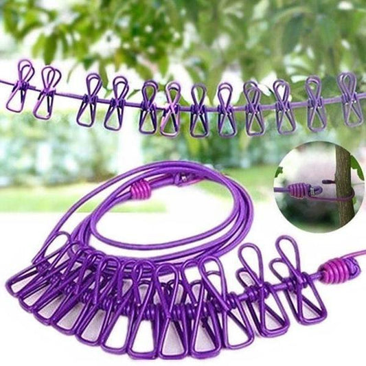 Elastic Cloth Drying Hanging Rope ( Free Home Delivery ) UPTO 50% OFF NOW!