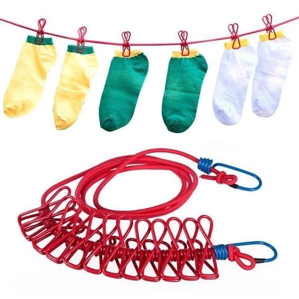 Elastic Cloth Drying Hanging Rope ( Free Home Delivery ) UPTO 50% OFF NOW!